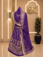 Charvi D natural Rajputi Poshak- Purple