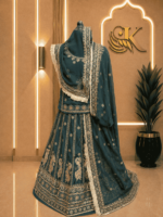 Charvi D natural Rajputi Poshak- Green