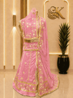 Lavya Satin Rajputi Poshak - Baby Pink