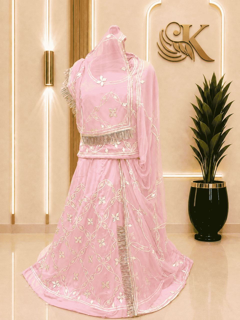 untitled-design-2-309 Raina Satin Rajputi Poshak - Baby Pink - Image 1