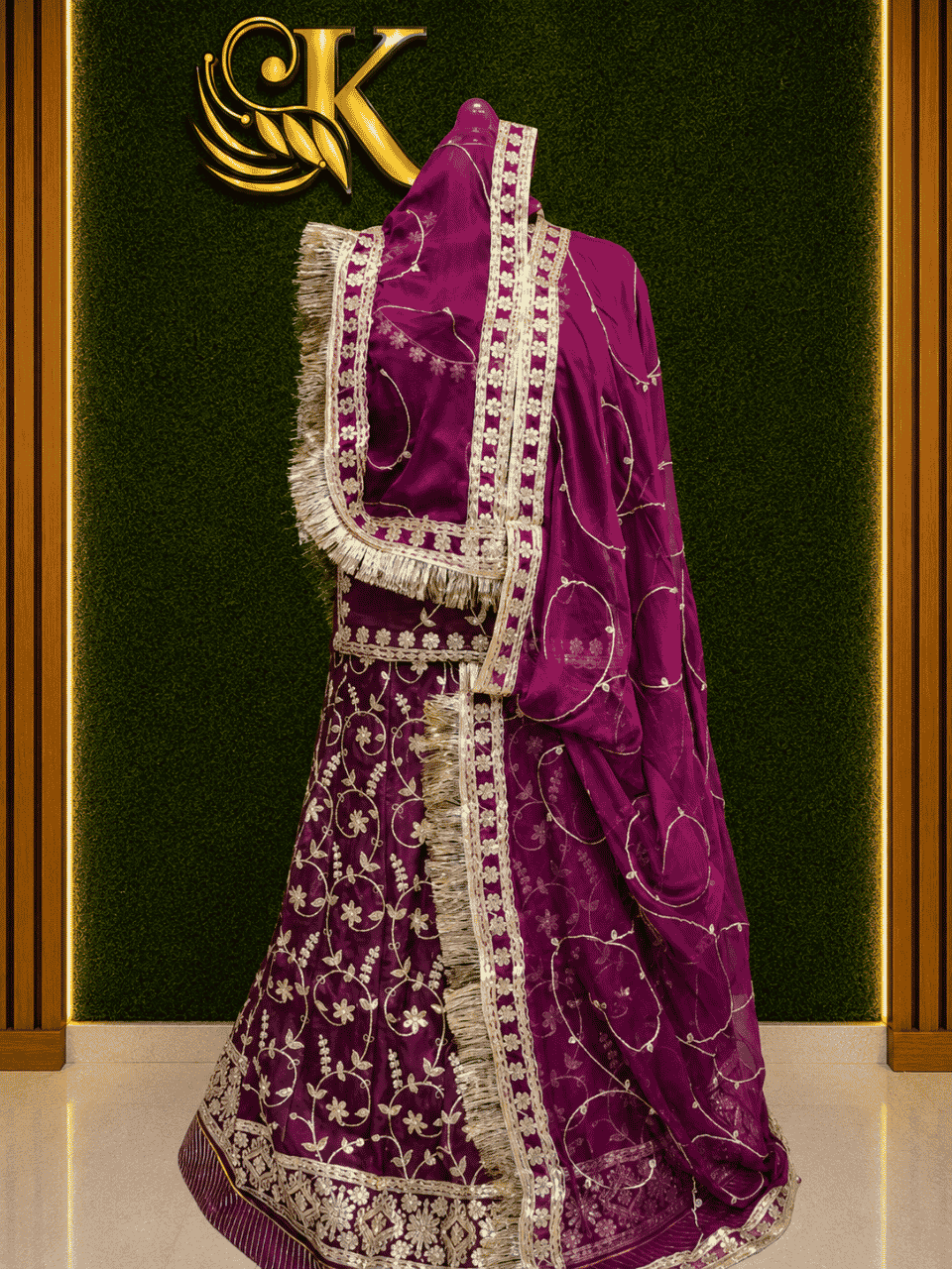 untitled-design-2-315 Shanaya Frendy Silk Rajputi Poshak- Wine - Image 1