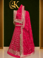 Shanaya Frendy Silk  Rajputi Poshak- Cherry