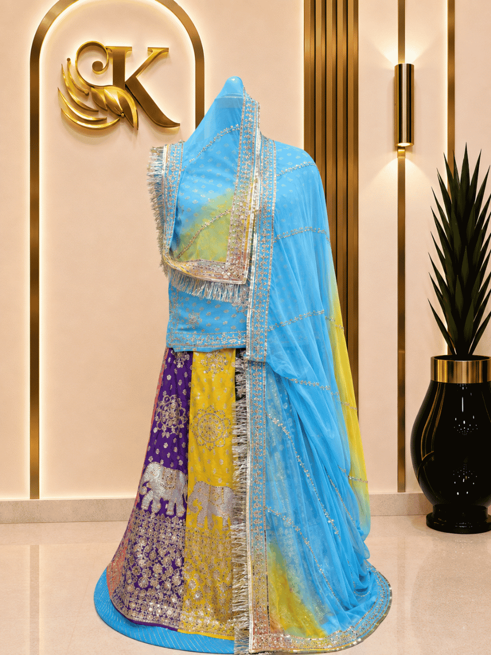 untitled-design-2-328 Sameera Banarasi Rajputi Poshak -Sky Blue - Image 1