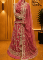 Aarti Semi Pure Rajputi Poshak
 - Rose Pink
