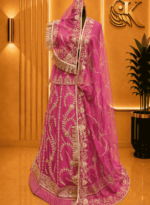 Aarti Semi Pure Rajputi Poshak - Pink