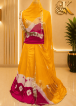 Rekha Satin Rajputi Poshak
 -Yellow