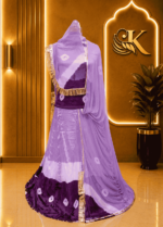 Rekha Satin Rajputi Poshak
 -Levender