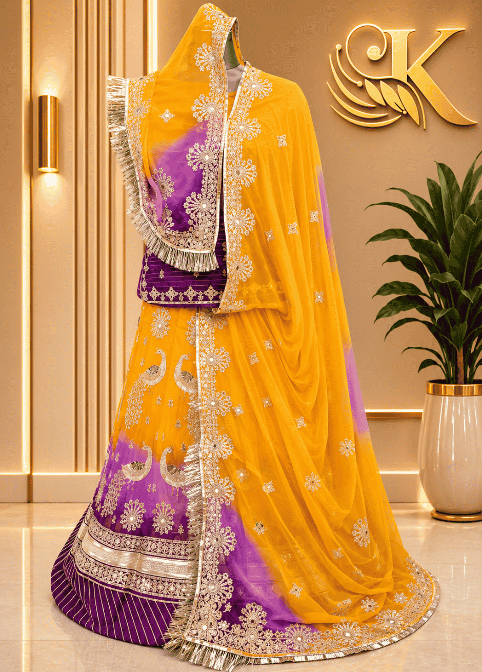 untitled-design-2-67 Avni Semi Pure Rajputi Poshak- Yellow - Image 1