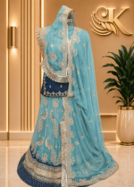 Avni Semi Pure Rajputi Poshak
- Sea Green