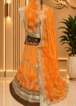 Avni Semi Pure Rajputi Poshak
- Orange