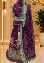 Amara Fendy Silk Rajputi Poshak- Wine
