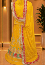 Amara Fendy Silk Rajputi Poshak
- Yellow