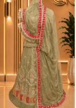 Amara Fendy Silk Rajputi Poshak
- Green