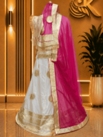 Anjali Satin Rajputi Poshak - Rani - Image 2