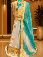 Anjali Satin Rajputi Poshak - Green