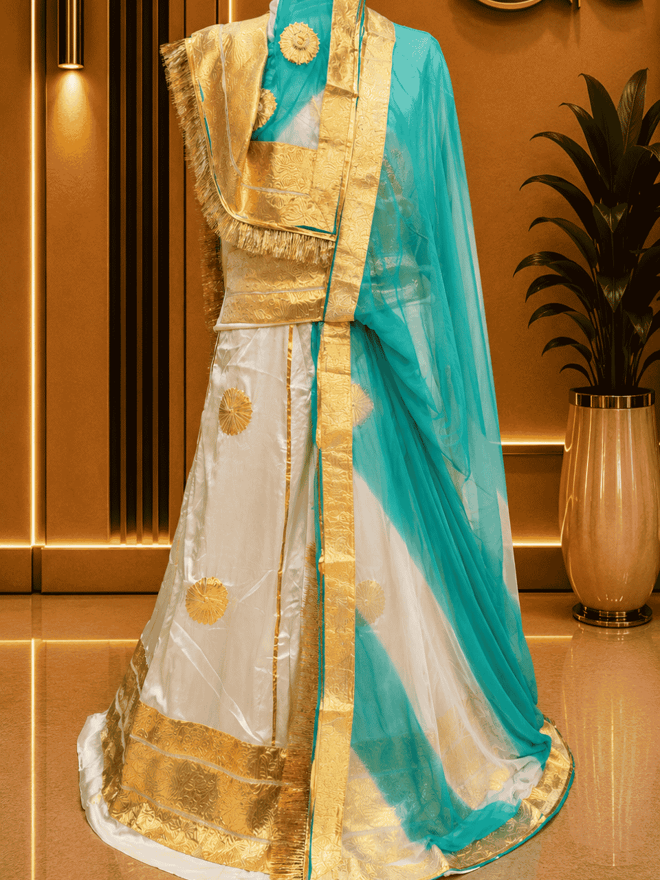 untitled-design-2-93 Anjali Satin Rajputi Poshak - Green - Image 1