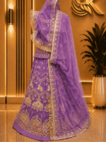 Kajal Semi Pure Rajputi Poshak - Light Pink