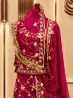 Aanya Satin Rajputi Poshak - Pink - Image 3