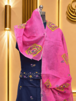 Aarohi Cotton Rajputi Poshak - Blue - Image 3