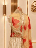 Alia Satin Rajputi Poshak - Red - Image 3