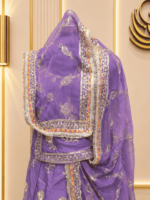 Gauri D natural Rajputi Poshak- Levender - Image 3