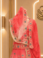 Amaya Semi Pure Rajputi Poshak- Pink - Image 3