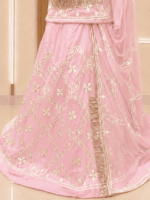 Raina Satin Rajputi Poshak - Baby Pink - Image 2