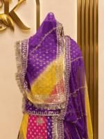 Sameera Banarasi Rajputi Poshak - Purple - Image 3