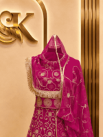Rajbala Semi Pure Rajputi Poshak- Rani - Image 3