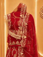 Aarti Semi Pure Rajputi Poshak
- Red - Image 3