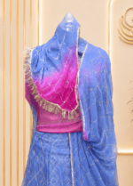 Apsara Organza Rajputi Poshak
 - Grey - Image 3