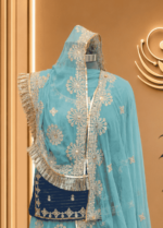 Avni Semi Pure Rajputi Poshak
- Sea Green - Image 3