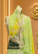 Avni Semi Pure Rajputi Poshak
- Green - Image 3