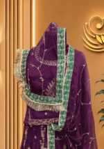 Amara Fendy Silk Rajputi Poshak- Wine - Image 3