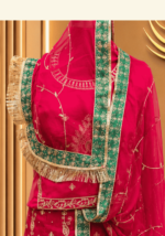 Amara Fendy Silk Rajputi Poshak
-  Red - Image 3