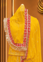 Amara Fendy Silk Rajputi Poshak
- Yellow - Image 3