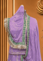 Amara Fendy Silk Rajputi Poshak
- Levender - Image 3