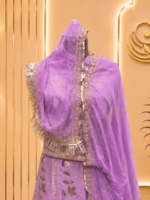 Chandni Fendy Silk Rajputi Poshak-Pink - Image 3