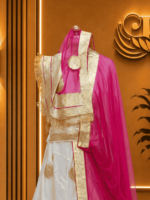 Anjali Satin Rajputi Poshak - Rani - Image 4