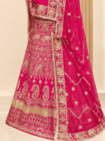 Durga D natural Rajputi Poshak- Cherry  Red - Image 2