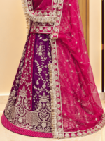 Kesar Semi Pure Rajputi Poshak - Rani - Image 2