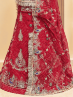 Red Chundri Semi Pure Rajputi Poshak 3 - Image 2