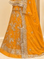 Rashmi Semi Pure Rajputi Poshak- Yellow - Image 2
