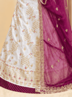 Kavita Semi Pure Rajputi Poshak- Wine - Image 2