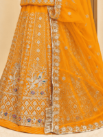 Priya Semi Pure Rajputi Poshak- Yellow - Image 2