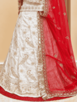 Kirti Semi Pure Rajputi Poshak- Red - Image 2
