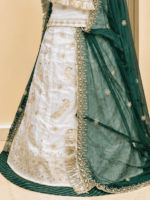 Kirti Semi Pure Rajputi Poshak- Green - Image 2
