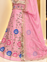 Chandan Fendy Silk Rajputi Poshak- Baby Pink - Image 2