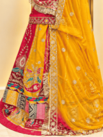 Nidhi Gold Crush Rajputi Poshak- Yellow - Image 2