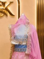 Saheli  Glass Organza Rajputi Poshak- Shaded 8 - Image 3